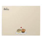 Zoete Mexicaanse concha van dulce van de Chocolade Notitieblok (Voorkant)