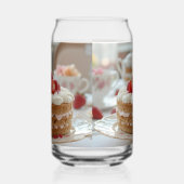 Zoete middagtheetijd blikvorm glas (Links)