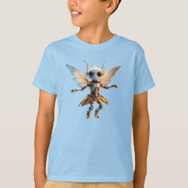 Zoete Miermeisje Dansende Robot Pixie T-shirt