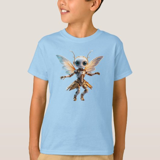 Zoete Miermeisje Dansende Robot Pixie T-shirt (Voorkant)