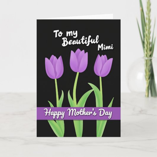 Zoete Mimi Moederdag kaart (Voorkant)