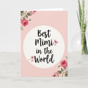 Zoete Mimi Rozen Kaart