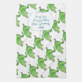 Zoete Moderne Alligator Theedoek (Verticaal)