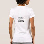 Zoete Moderne 'Een Moederliefde' 7 Foto T-Shirt (Achterkant)