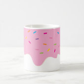 ZOETE MODERNE onderdompelende glazige ijsstrooisel Koffiemok (Center)