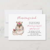 Zoete Moeder En Baby Muis Baby Shower Boek Kaart (Voorkant)