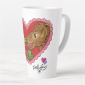 Zoete Moeder en Dochter Dinosaur Heart Latte Mok (Rechterhoek)
