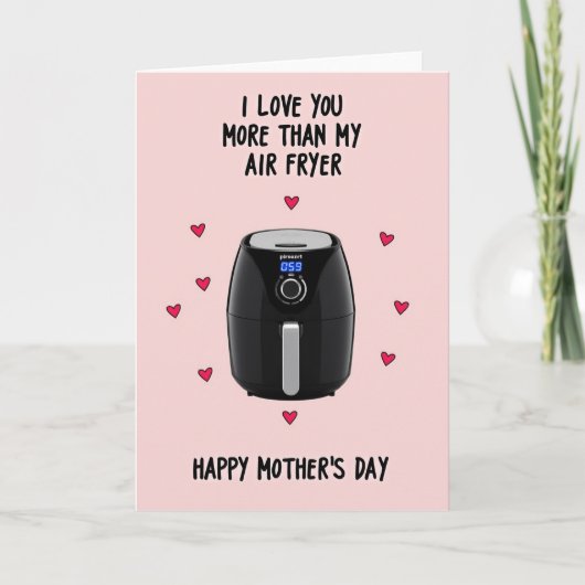 Zoete Moederdag Air Fryer Kaart (Voorkant)