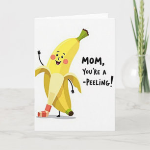 Zoete Moederdag Banaan Kaart