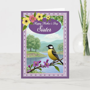 Zoete Moederdag Liedvogelkaart Kaart