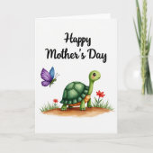 Zoete Moederdag Turtle Bug Kaart (Voorkant)