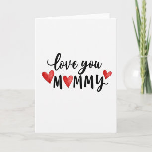 Zoete Moeders Liefde Aquarel Kaart