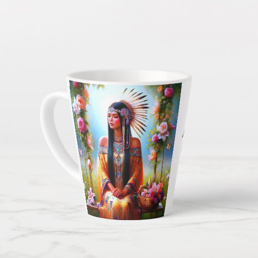 Zoete momenten van liefde - latte mok (Linkerhoek)