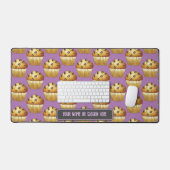 Zoete Muffins met Choc Chips - Eigen Naam of Sloga Bureaumat (Keyboard & Muis)