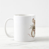 Zoete Muis Rozen Roze Strik Koffiemok (Links)