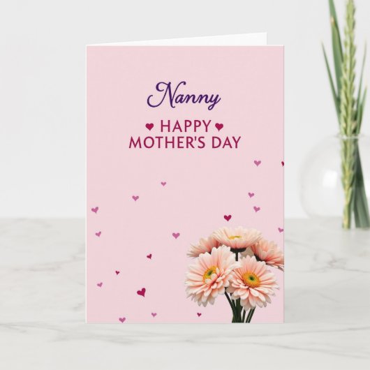 Zoete Nanny Moederdag kaart (Voorkant)