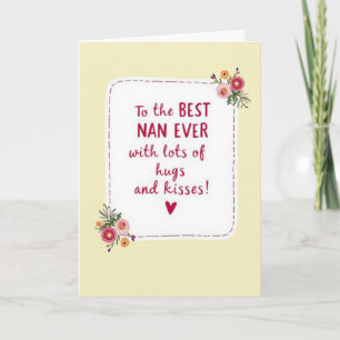 Zoete Nans Bloemrijke Dag Kaart