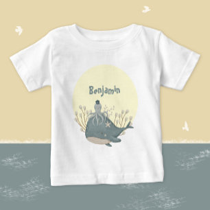 Zoete Nautische Walvis Octopus Baby Borrel