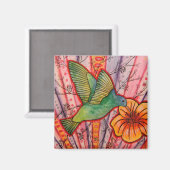 Zoete nectarmagneet magneet (Voorkant / Achterkant)