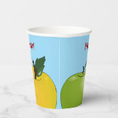 Zoete nieuwjaarsappels papieren bekers (Rechts)