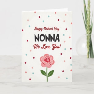 Zoete Nonna Dag Bloemkaart Kaart