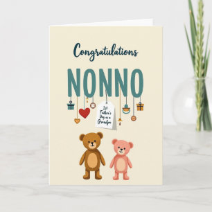 Zoete Nonnos Dag Knuffel Beren Kaart