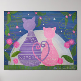 Zoete November - 8x10 Kitty Katjes in Love Kinderk Poster