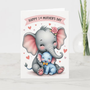 Zoete Olifant Liefdekaart Kaart