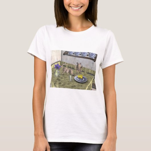 Zoete Olifant Muizen T-shirt (Voorkant)