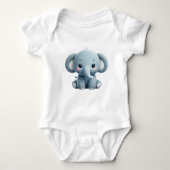 Zoete olifant romper (Voorkant)