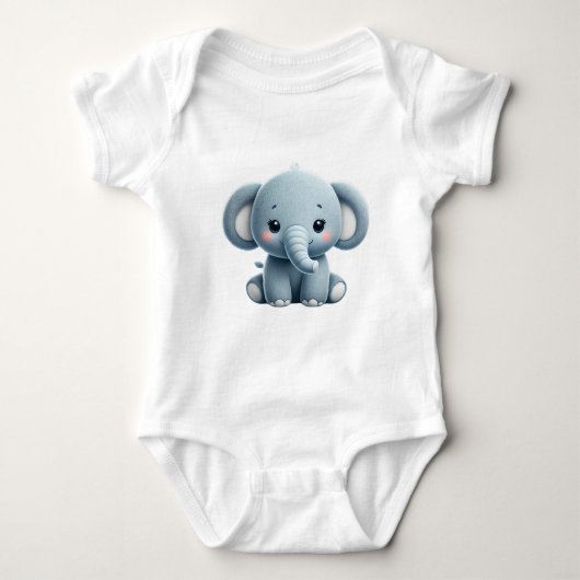 Zoete olifant romper (Voorkant)