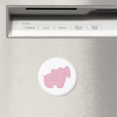 Zoete olifant (roze) magneet (Insitu (Vaatwasser))