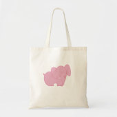 Zoete olifant (roze) tote bag (Voorkant)