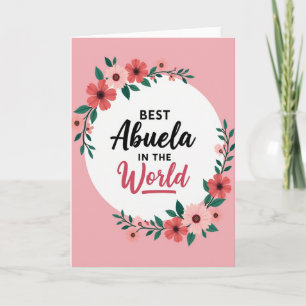 Zoete Oma Bloemenkaart Kaart