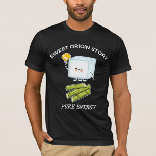  Zoete Oorsprongsverhaal Pure Energie Malse Suiker T-shirt