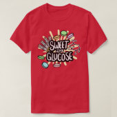 Zoete op glucose t-shirt (Design voorkant)