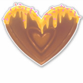 Zoete op maat gesneden vinyl Sticker (Voorkant)