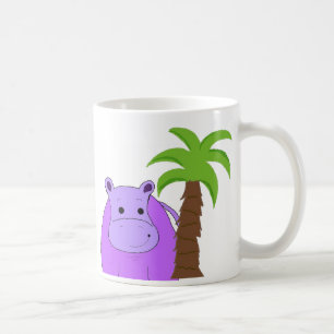 Zoete Paarse Nijlpaard Koffiemok