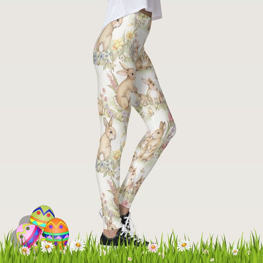 Zoete paasbundels en deaffodils-Leggings Leggings