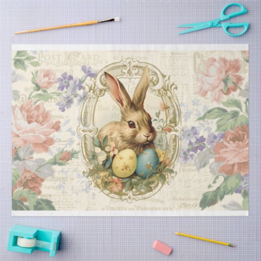 Zoete paashaas Decoupage Tissuepapier (Craft)