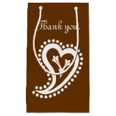 Zoete Paisley Harten in Chocolade Cadeautas (Voorkant)