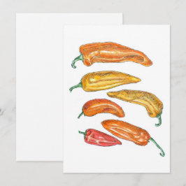 Zoete paprika's kaart