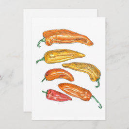 Zoete paprika's kaart