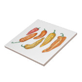Zoete paprika's tegeltje (Zijkant)