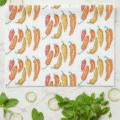 Zoete paprika's theedoek (Gevouwen)