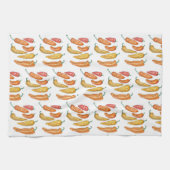 Zoete paprika's theedoek (Horizontaal)