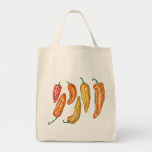 Zoete paprika's tote bag