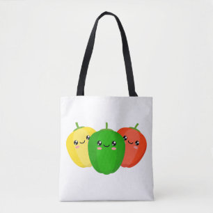 Zoete paprika's tote bag