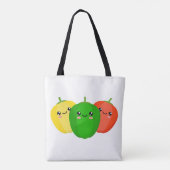 Zoete paprika's tote bag (Achterkant)