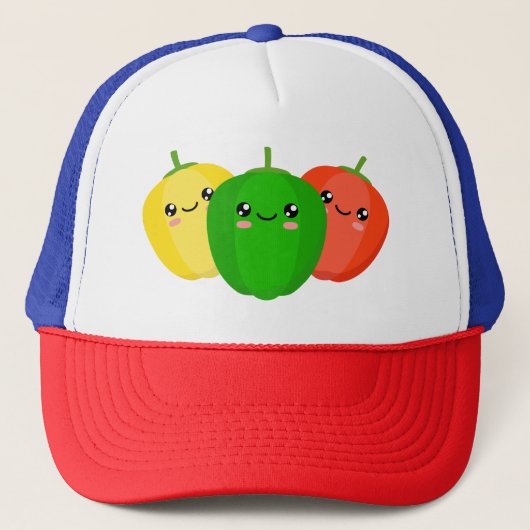 Zoete paprika's trucker pet (Voorkant)